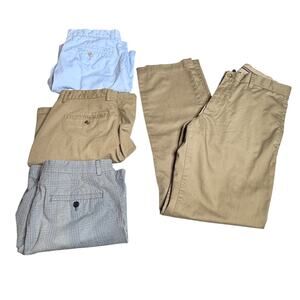 Men's Lot Shorts Pants Dressy Preppy sz 32 J. Crew Gap Old Navy Roundree & Yorke